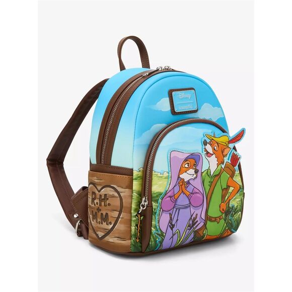 Loungefly Disney Robin Hood & Maid Marian Sky Mini Backpack main image 6